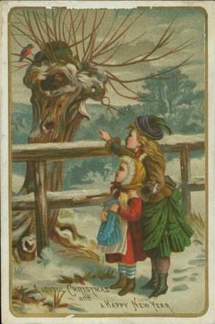 Typical Victorian Christmas Card