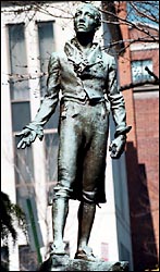 statue of Robert Emmet